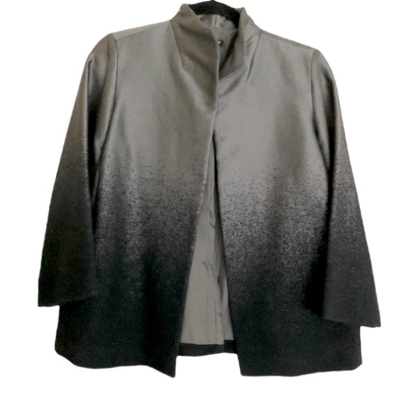 Eileen Fisher Open Shimmering Boucle Coat Textured Ombre Women’s Size Small - Picture 1 of 12